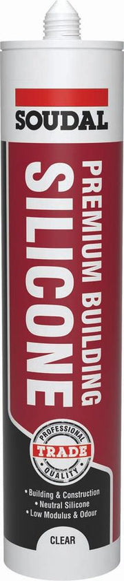 SOUDAL 128440 Premium Silicone Clear