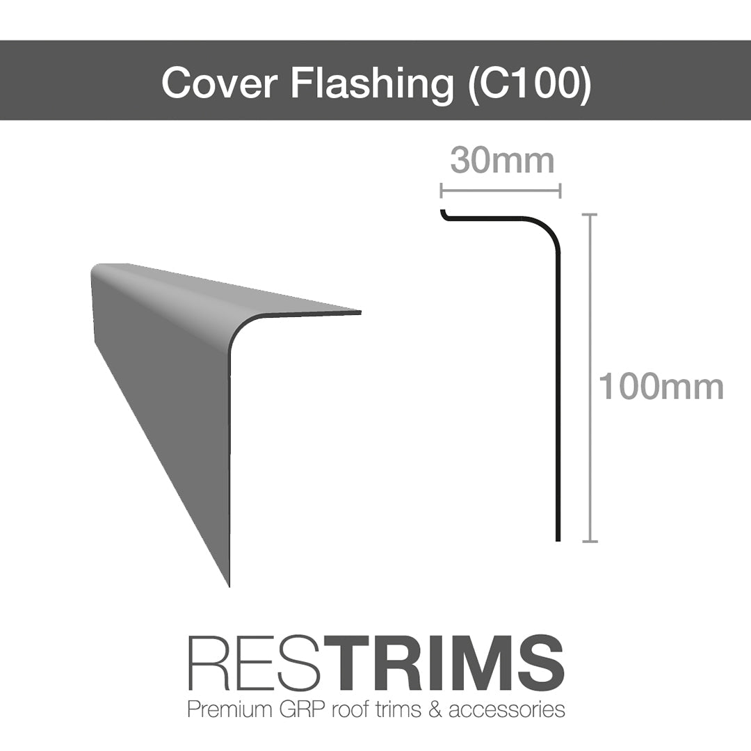 Restec C100 Cover Flashing (3m)