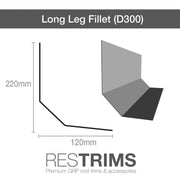 Restec D300 Long Leg Wall Fillet (3m)
