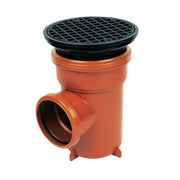 110mm Underground Bottle Gully Circular Grid