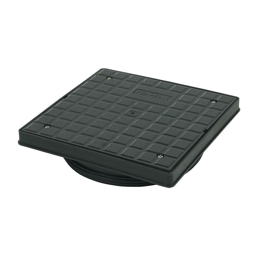 110mm Underground 340mm Square Sealed Plastic Screw Down Cover and Frame (35kN)