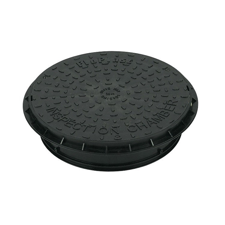 110mm Underground 450mm Plastic Cover and Frame (35kN) (Conforms to Doc H)