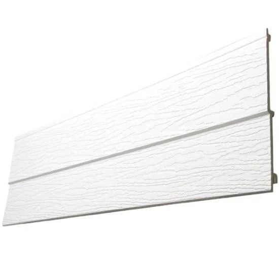 270mm Embossed Feather Edge Cladding White