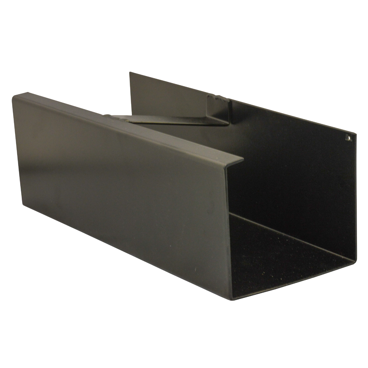 3mtr Square Gutter Black