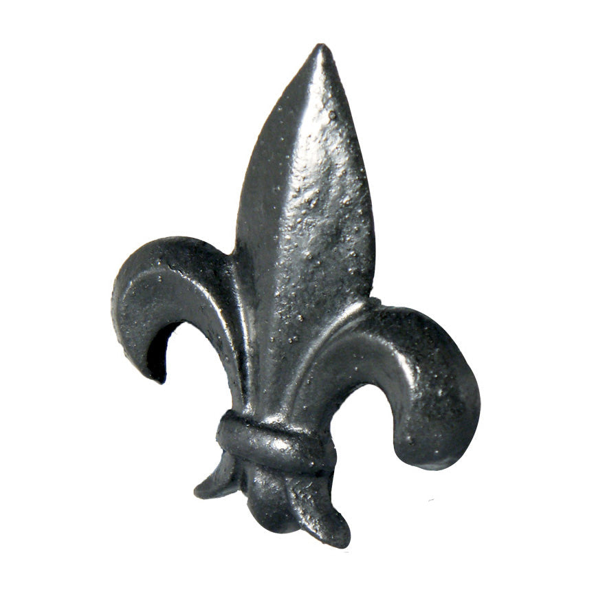 Cast Iron 55mm Fleur-de-Lis Hopper Motif