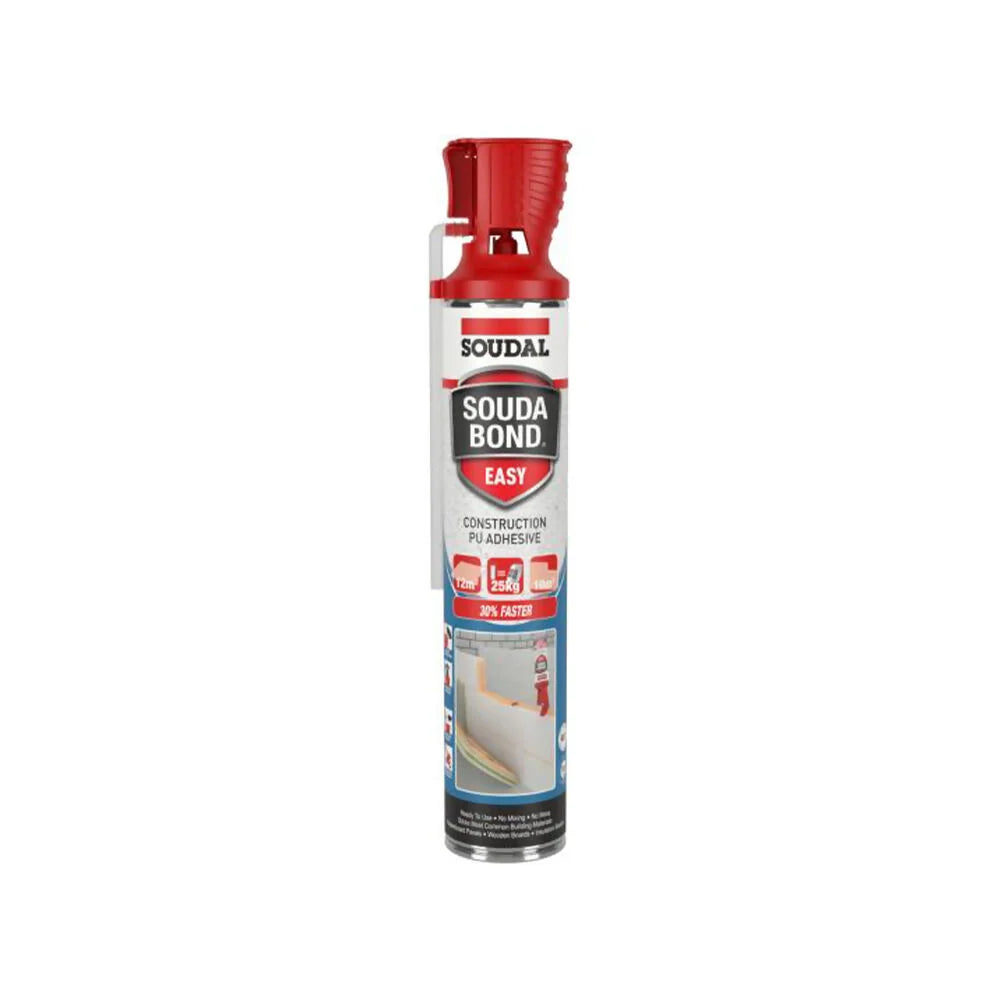 SOUDAL 161117 Soudabond Easy Handheld Fast Fix Heavy Duty PU Adhesive 750ml