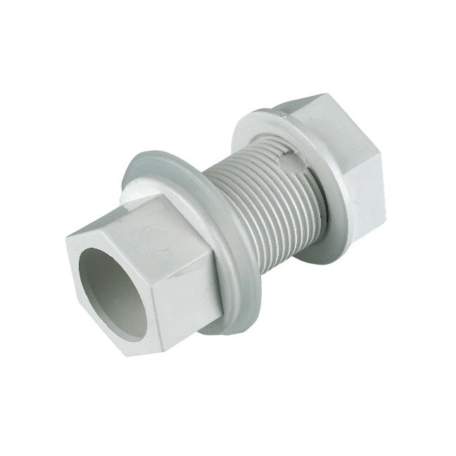 Straight Tank Connector White