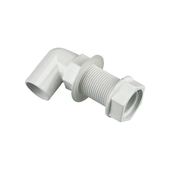 Bent Tank Connector White