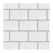 PRT7 Proplas Decors Metro Tile White Wall Panel 2.7m x 250mm x 8mm