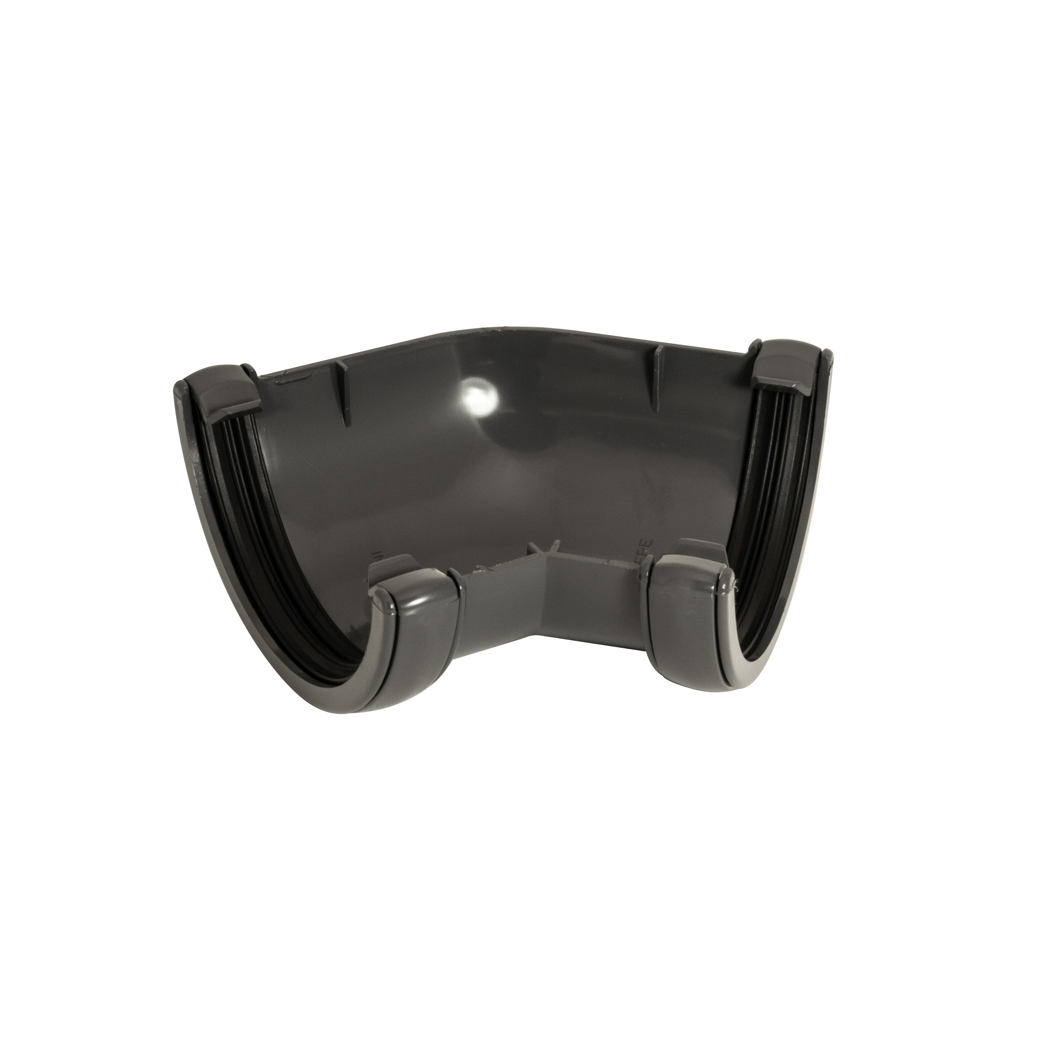 135 deg Half Round Gutter Bend Anthracite Grey