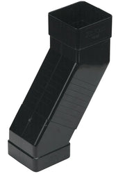 Square Adjustable Offset Bend Black
