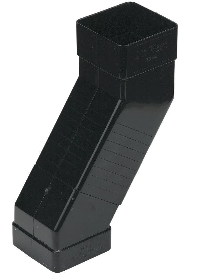 Square Adjustable Offset Bend Black