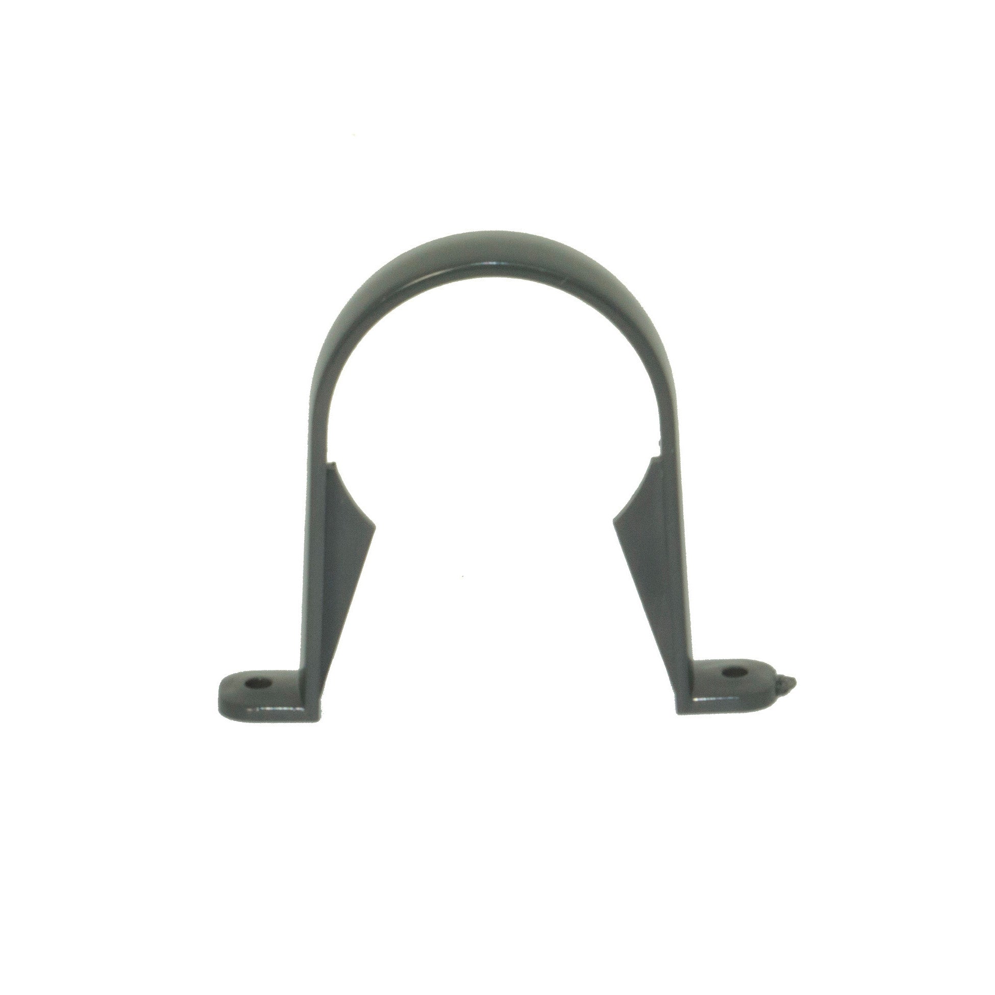Half Round Downpipe Clip Anthracite Grey