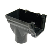 Ogee 80mm Stopend Outlet L/H