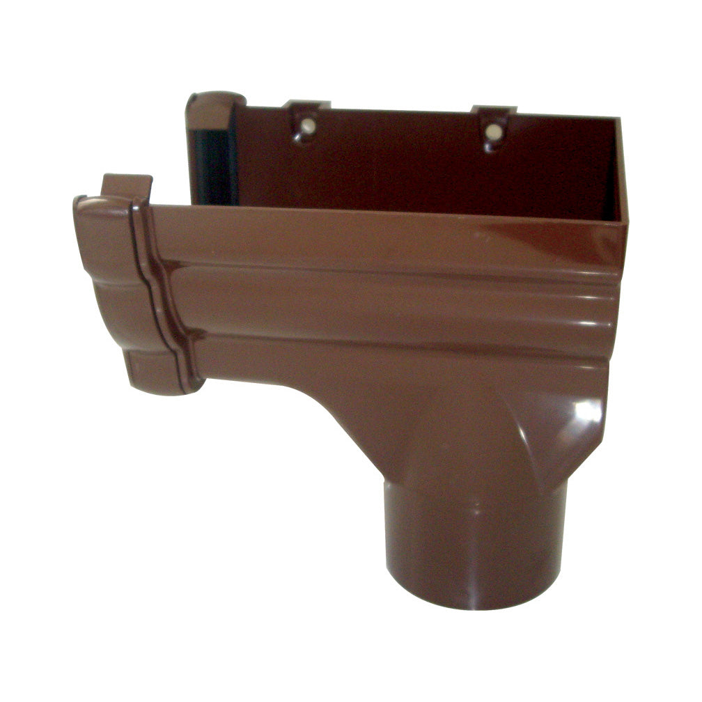 Ogee 80mm Stopend Outlet R/H