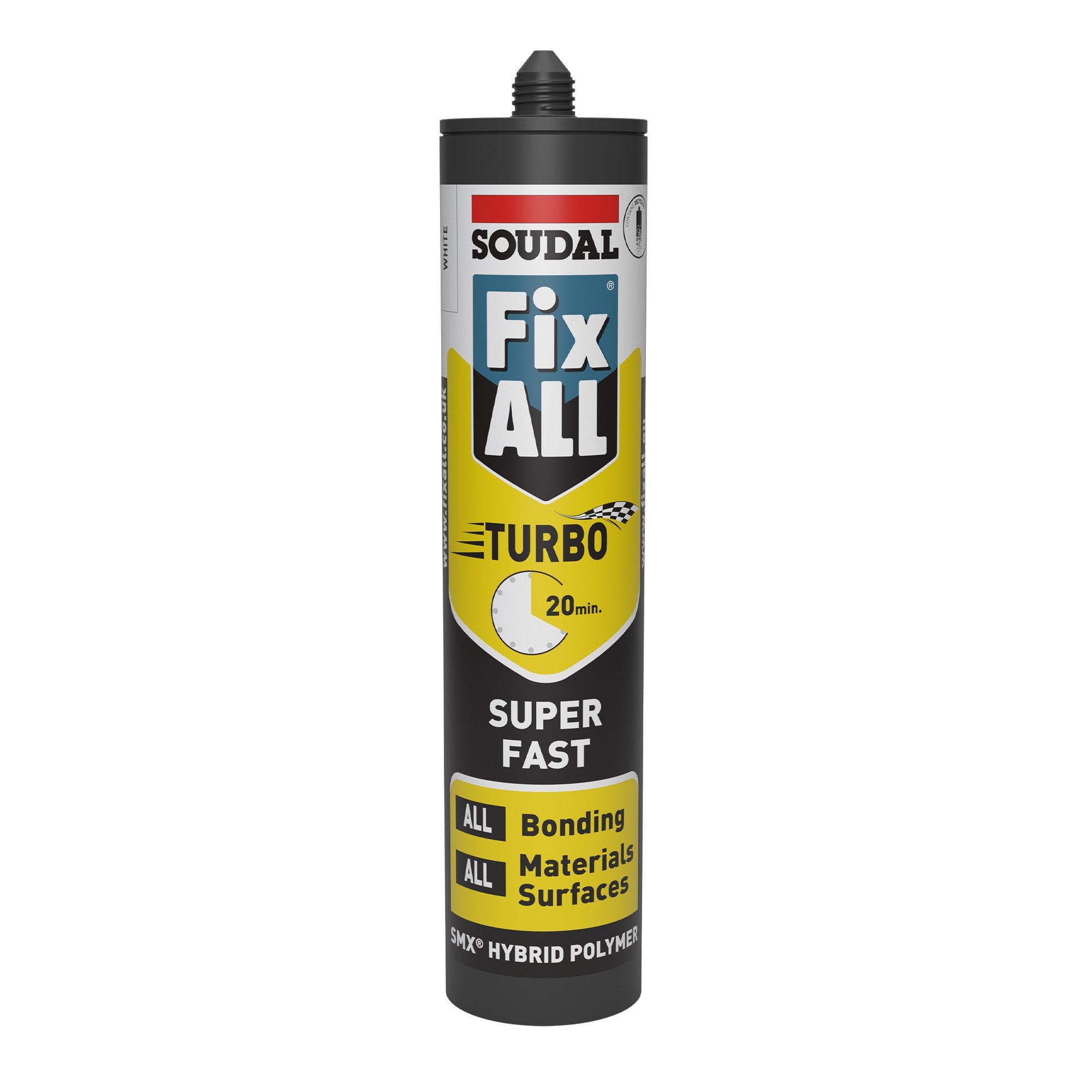 SOUDAL 122236 Fix ALL Turbo White 290ml