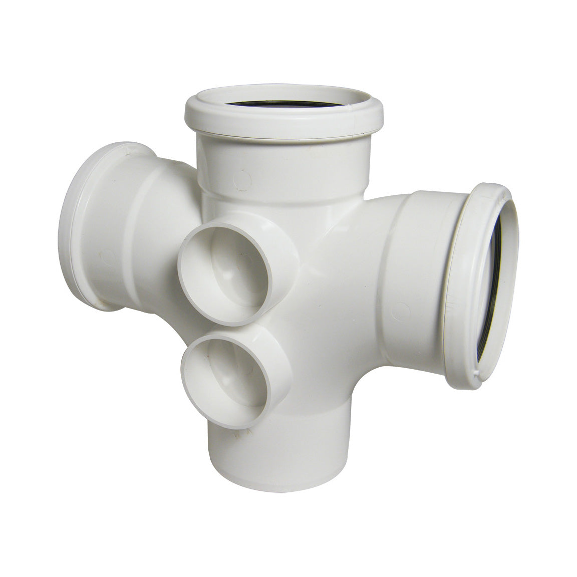 110mm Soil 92.5 deg Double Branch