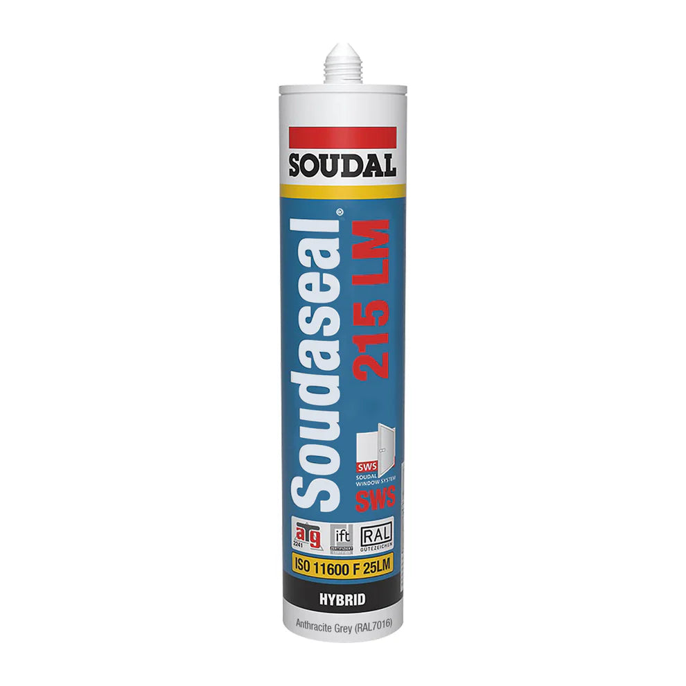 SOUDAL 135521 Soudaseal 215LM Hybrid Polymer Sealant RAL 7016 Anthracite Grey