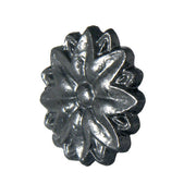 Cast Iron 40mm Tudor Rose Hopper Motif