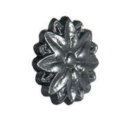 Cast Iron 55mm Tudor Rose Hopper Motif