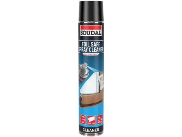 SOUDAL 161040 Soudal Foil Safe PVCu Aerosol Spray Cleaner 750ml