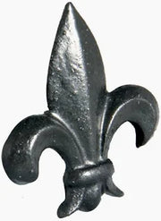Cast Iron 75mm Fleur-de-Lis Hopper Motif