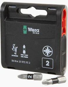 Wera Bit PZ2 Extra Hard x 25mm - PER BIT (Box Qty 20)