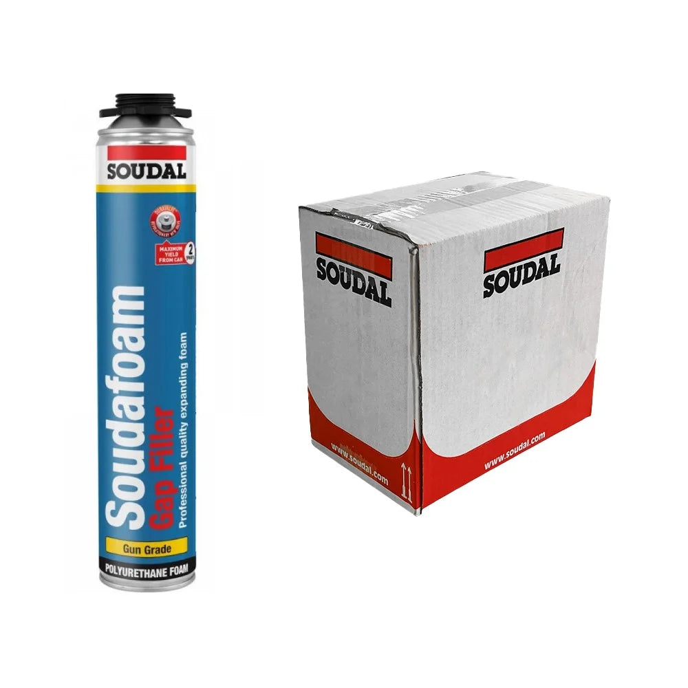 SOUDAL 130585 Soudafoam Gap Filler Gun Grade 750ml