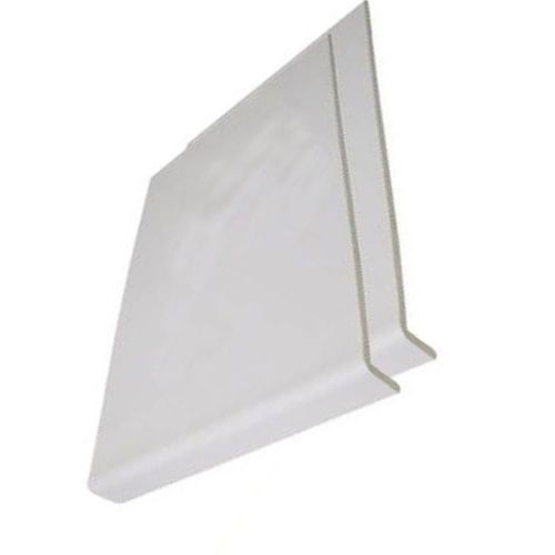 225mm x 9mm Capping Fascia Board White Foil